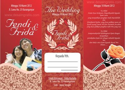 undangan pernikahan cdr terbaru 2017